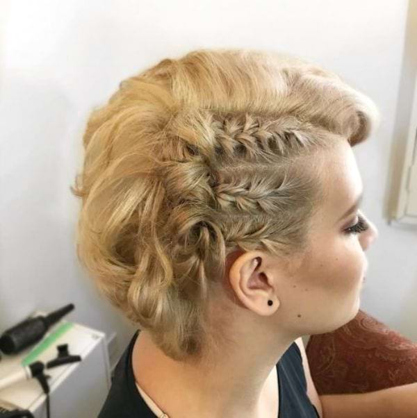 Elegante Boxerbraids fuer dicke Haare