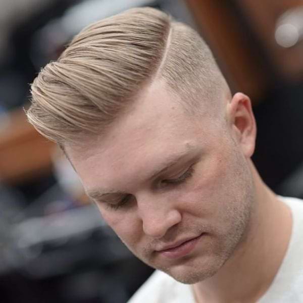 Sidecut mit Seitenscheitel