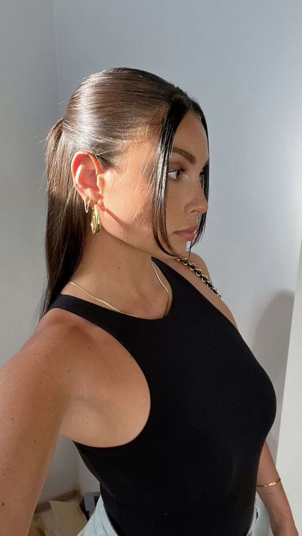 Sleek Half-up