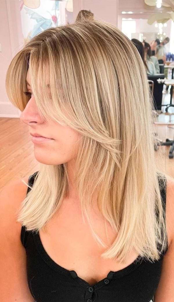 Vintage Curtain Bangs