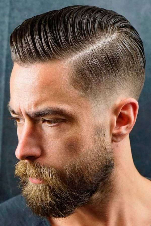 Comb-Over-Frisur