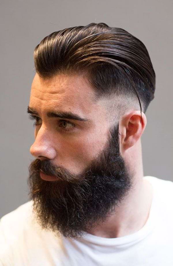 Die Rockabilly Slick back Frisur