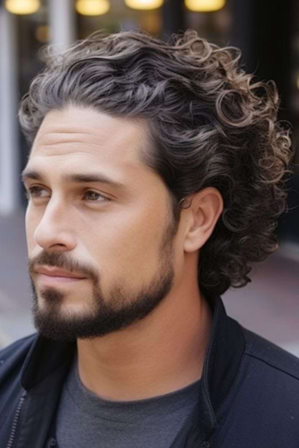 Lockiger Look