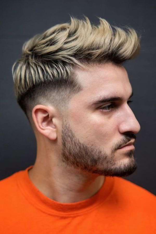 Texturierter Rockabilly Quiff