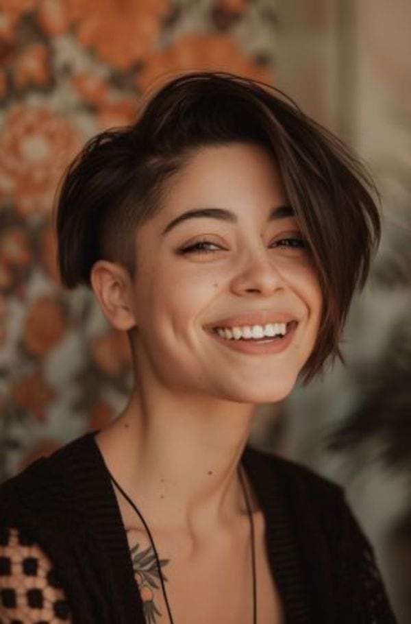 Bubikopf mit Undercut