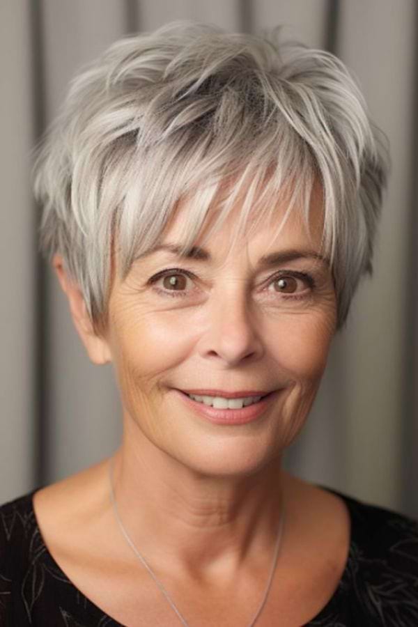 Fransiger Pixie Cut: Die freche Kurzhaarfrisur