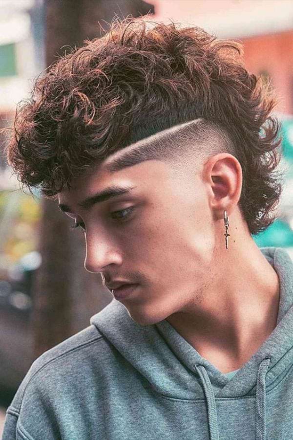 Klassischer Mullet mit modernem Twist