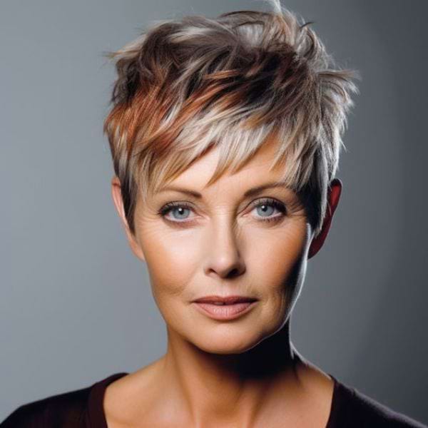 Pixie Cut fuer aeltere Frauen