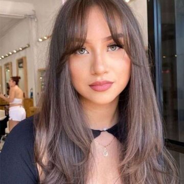 Stufenschnitt lange Haare für Frauen